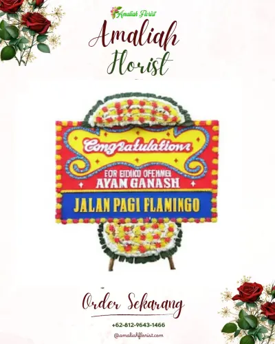 Bunga Papan Congratulation di Ohoitahit